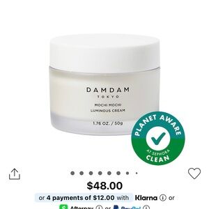 DAMDAM Mochi Mochi Luminous Plumping and Hydrating Moisturizer